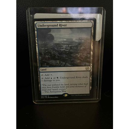Underground River The Brothers' War Magic: The Gathering Trading Card