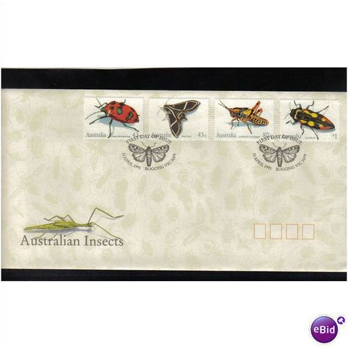 1991 AUSTRALIA INSECTS FDC