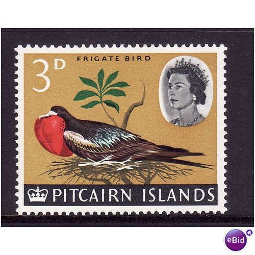 PITCAIRN ISLANDS 1964 3d FRIGATE BIRD SG39 U/M MINT