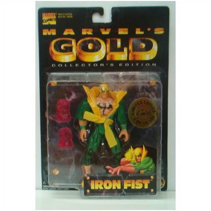 MARVEL GOLD ' IRON FIST ' action figure (1997)