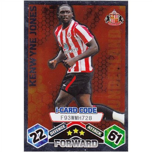 Match Attax 09 - 10 I Card Sunderland Kenwyne Jones