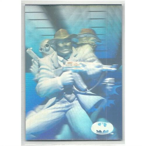 BATMAN HOLO SERIES ' SILVER ' card # 8 ( 1996 )