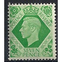 1937 SG471 7d Emerald Green Unmounted Mint .. .