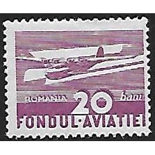 Zm Mi 24 (*): 20 b. matt lilac Postal Tax Stamp: Aviation Fund, comb p. 14:14¼