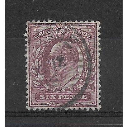 GB.SG246 6d Slate-Purple.Variety Unchecked.Fine Used.Nov18