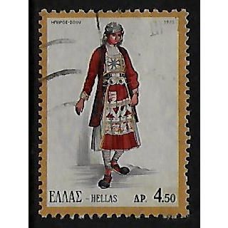 GREECE 1973 GREEK REGIONAL COSTUMES 1d.50 ALMYROS SG1237 FINE USED
