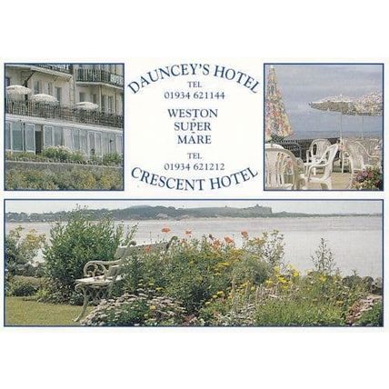 Daunceys Hotel Weston Super Mare Hunt Family Welcome Postcard