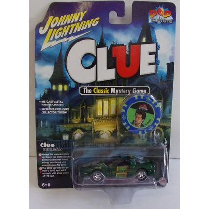 JOHNNY LIGHTNING ' CLUE ' 2000 CHEVY CORVETTE ( 2022)