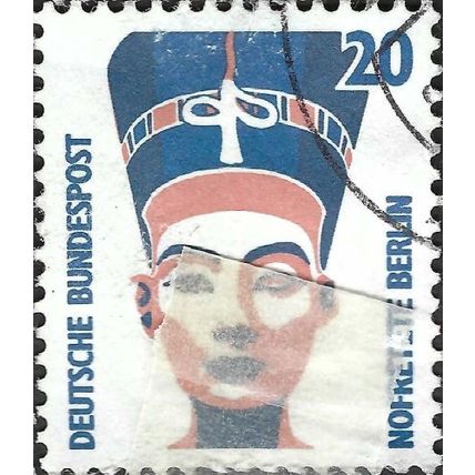 GERMANY, Nerfertiti Berlin, blue 1989, 20pf, #2