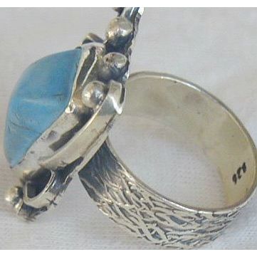 Turquoise press ring SR65