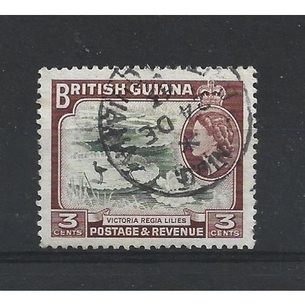 BritishGuiana.SG333 4c Victoria Regia Water-lilies.Fine Used.Nov24k