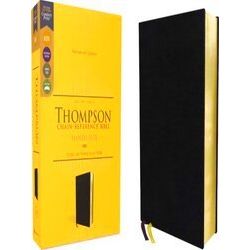 Kjv, Thompson Chain-Reference Bible, Handy Size, European Bonded Leather, Black,