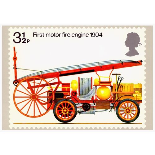 GB 1974 - Fire Service Anniversary PHQ Mint Card No. 6 perfect single