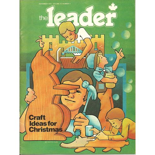 Scouts Canada Leader Magazine November 1979 Volume 10 Number 3 Craft Ideas