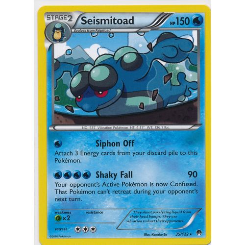 Pokemon XY BREAKPoint #035/122 Seismitoad