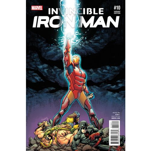 Invincible Iron Man (2015) #10 Marvel Dr Doom The road to CIVIL WAR II VARIANT