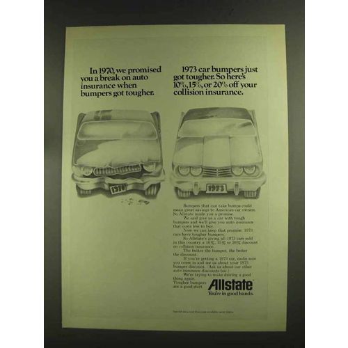 1972 Allstate Insurance Ad - Promised You a Break
