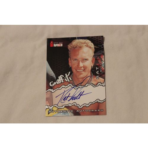 Rat Sult 2000 Press Pass Rage GRAFFITI AUTOGRAPH Extreme Sports
