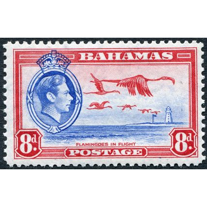 Bahamas 1938 8d ultramarine & scarlet SG 160 unused