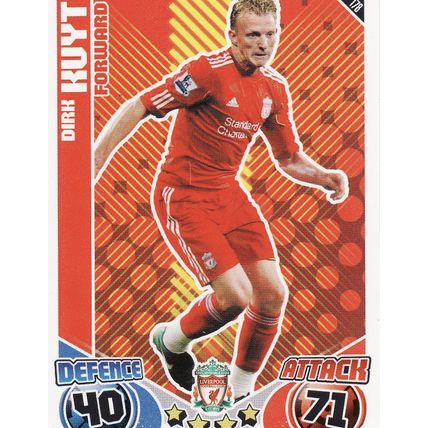 Match Attax 2010/2011 178 Dirk Kuyt Liverpool