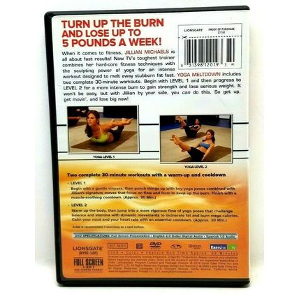 Jillian Michaels: Yoga Meltdown 2009 DVD (L54)