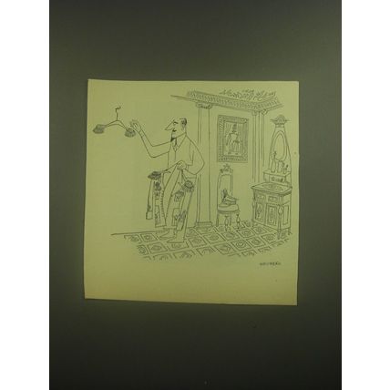 1945 Cartoon by Saul Steinberg - Admiral