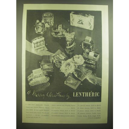 1945 Lentheric Perfume Advertisement - A Merry Christmas by Lentheric