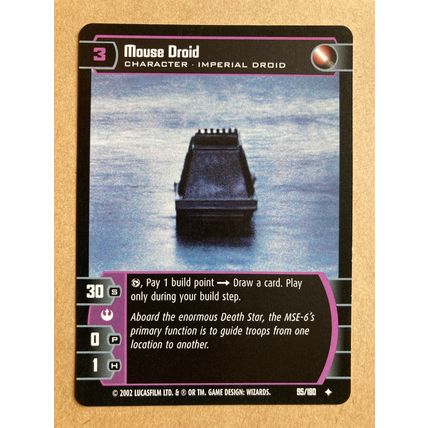 Star Wars TCG: A New Hope # 95 Mouse Droid (A) 2002 WotC Dark Uncommon