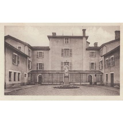 Pensionnat Philomene Montanay Hotel French Old WW2 Postcard