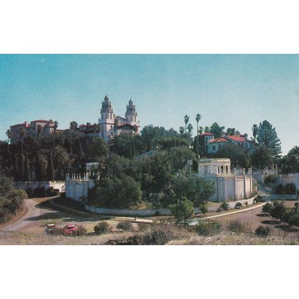 Hearst Castle, CA - Lot of 4 - Postcards & Stamps - 1960's - Vintage