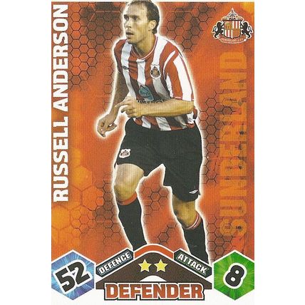 Match Attax 2009/10 Collection: Sunderland, Defender - Anderson (Russell)
