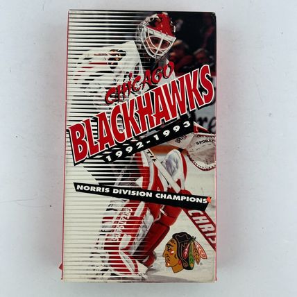 Chicago Blackhawks 1992-93 Norris Division Hockey Champs VHS Video Tape Chelios