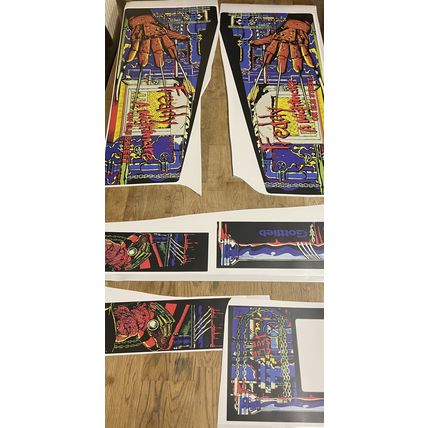 Freddy Nightmare on elm Street Art Atgames Legends Pinball Design Decal Atgames