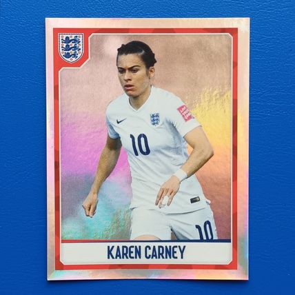Panini ENGLAND 2016 Sticker Karen Carney #282- Foil