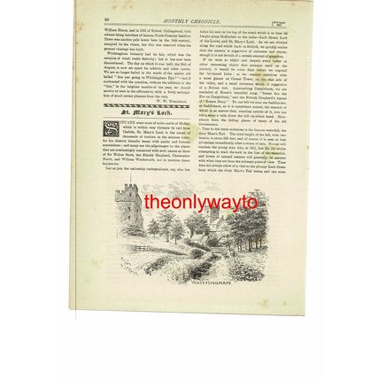Whittingham, Lancashire, Scotland, Book Illustration (Print), 1891