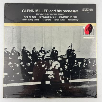 Glenn Miller - 1940 Chesterfield Shows Vinyl LP Record Album LP-1012 New Sealed