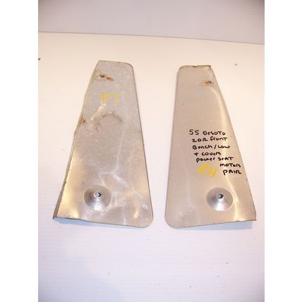 1955 DESOTO 2D HT POWER FRONT BENCH SEAT MOTOR ALUMINUM COVERS OEM FIREDOME +
