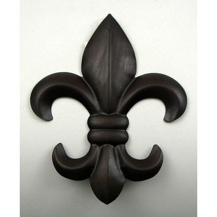 Small Fleur De Lis Wall Plaque