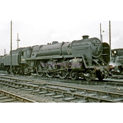 pu3477 - Steam Engine No.72004 Clan Macdonald, at Polmadie Shed - photograph 6x4
