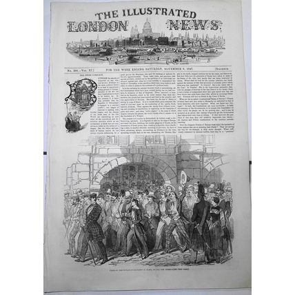 Illustrated London News Nov 6, 1847 -Switzerland Insurrection; Wanganui Conflict