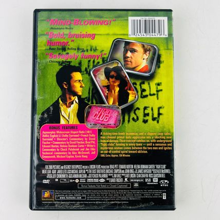 Fight Club (Widescreen Edition) DVD Brad Pitt Edward Norton Helena Bonham Carter