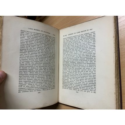 1902 "THE LIFE OF LORD RUSSELL OF KILLOWEN" R BARRY O'BRIEN ANTIQUE BOOK (P5)