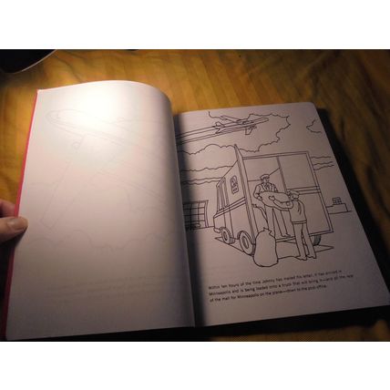 Odd Advertising Item! "Getting to know your Mail Man" Coloring Book!! $9.00 obo!