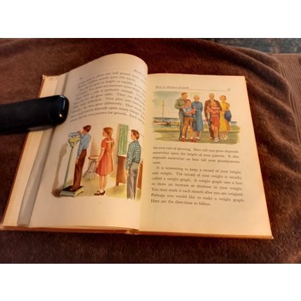 Old Vintage Basic Reader Health Trails The Road To Health By Edwina Jones 1949