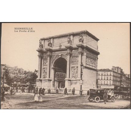 La Porte d'Aix, Marseille, c.1910s - CPA