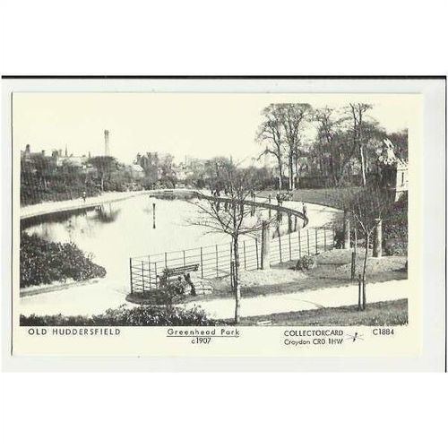 Yorkshire HUDDERSFIELD Greenhead Park Postcard by Collectorcard C1884