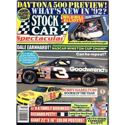 March 1992 Stockcar Spectacular Daytona 500 Preview Earnhardt