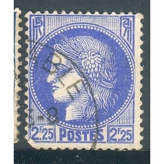France 1938 (perf) - SG591b - 2fr.25 blue - Ceres - used