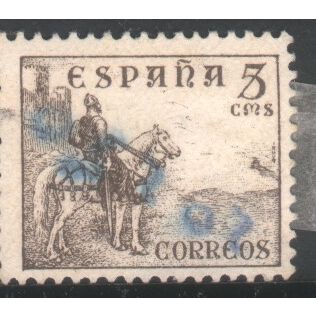 Spain 1937 - SG902 - 5c brown - El Cid - used