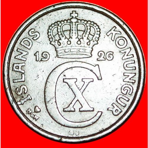 DENMARK: ICELAND ★ 5 ORE 1926! LOW START★NO RESERVE!